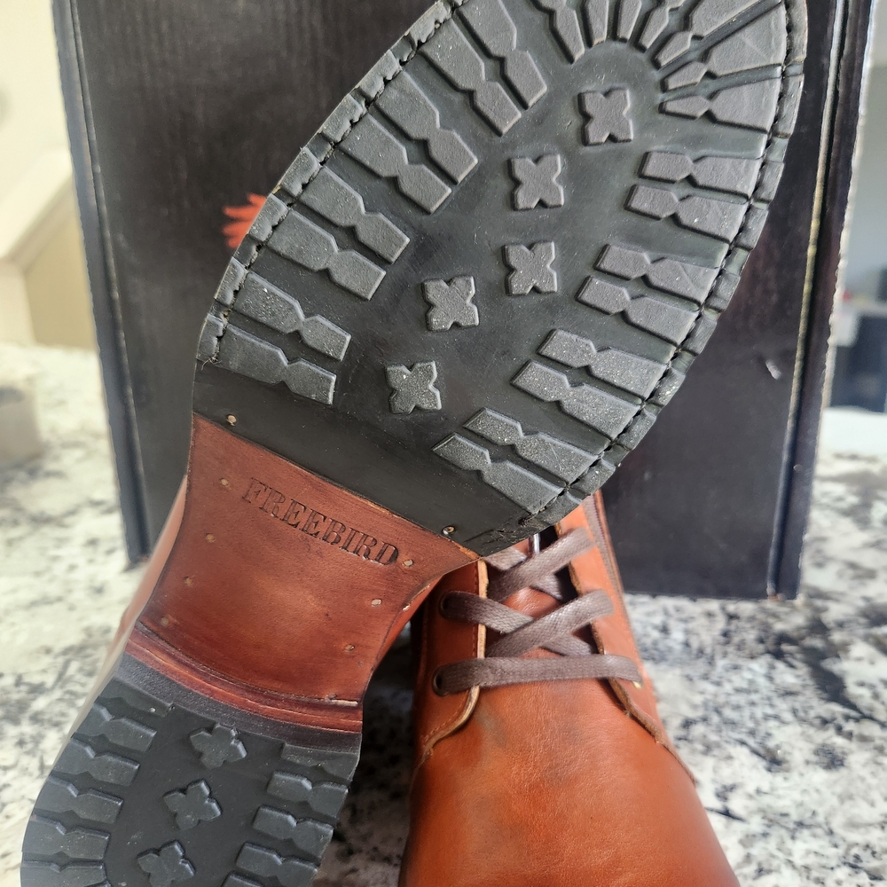 Freebird Men's Tan Leather Lace-Up Boots - Picture 4 of 4